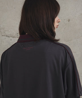 フロントプリント サイドライン ユニフォーム半袖Tシャツ