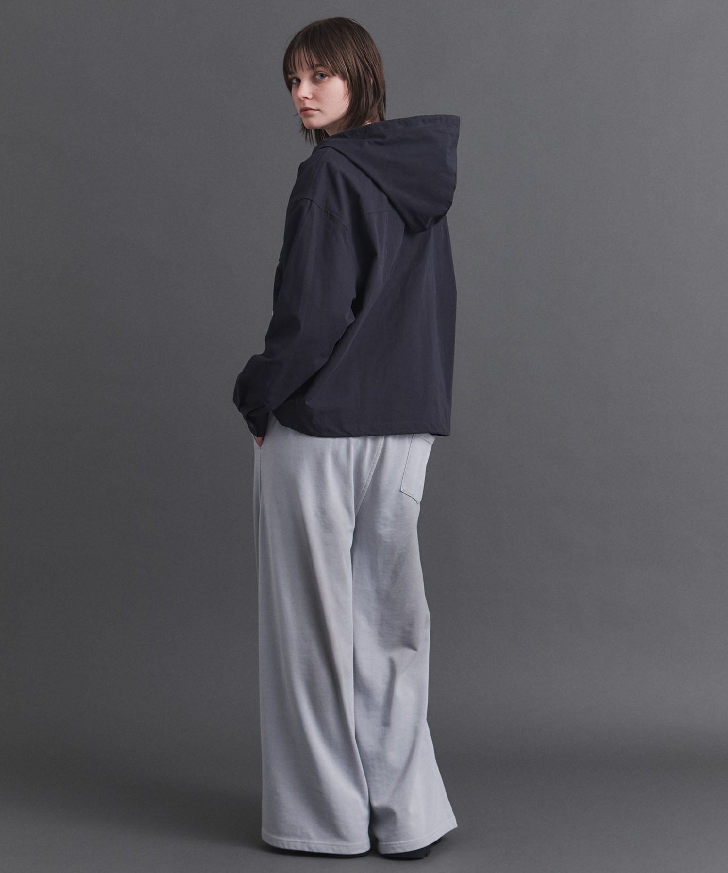 Long-sleeved Shirt Hoodie / 長袖シャツパーカー