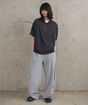 フロントプリント サイドライン ユニフォーム半袖Tシャツ