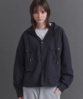 Long-sleeved Shirt Hoodie / 長袖シャツパーカー