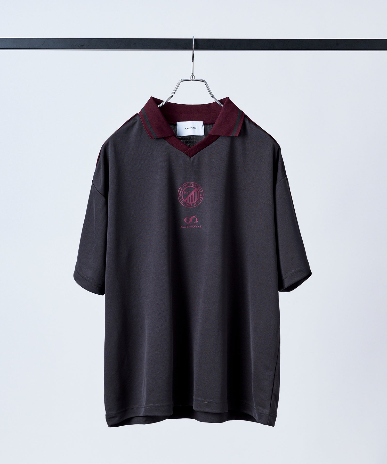 フロントプリント サイドライン ユニフォーム半袖Tシャツ
