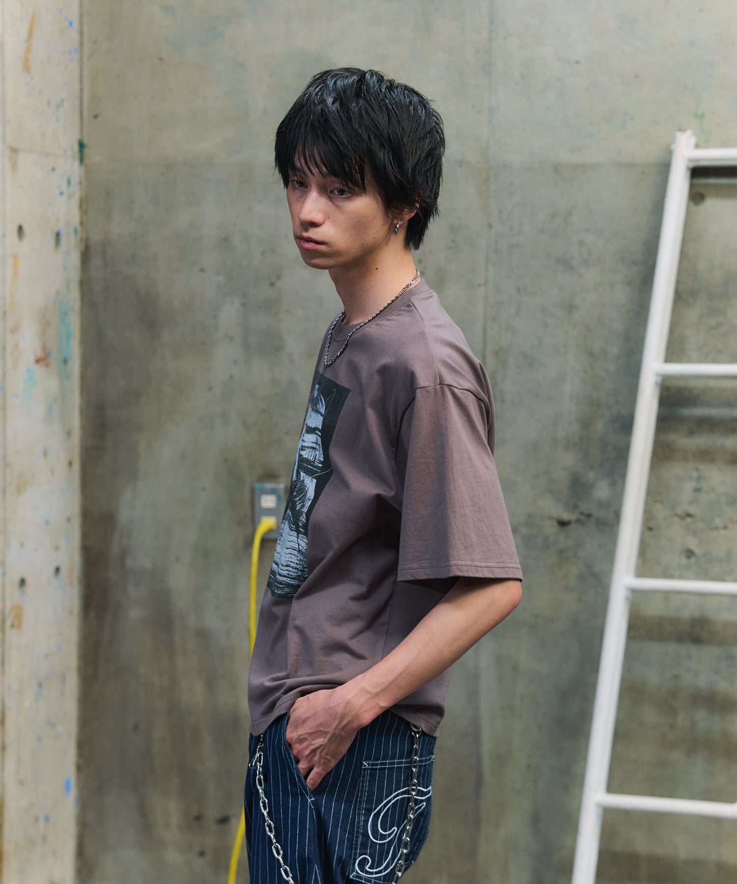 VINTAGE LIKE GRAPHIC PHOTO T-SHIRT / ヴィンテージ風グラフィックフォトTシャツ