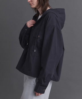 Long-sleeved Shirt Hoodie / 長袖シャツパーカー