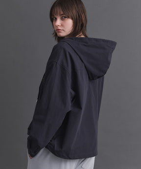 Long-sleeved Shirt Hoodie / 長袖シャツパーカー