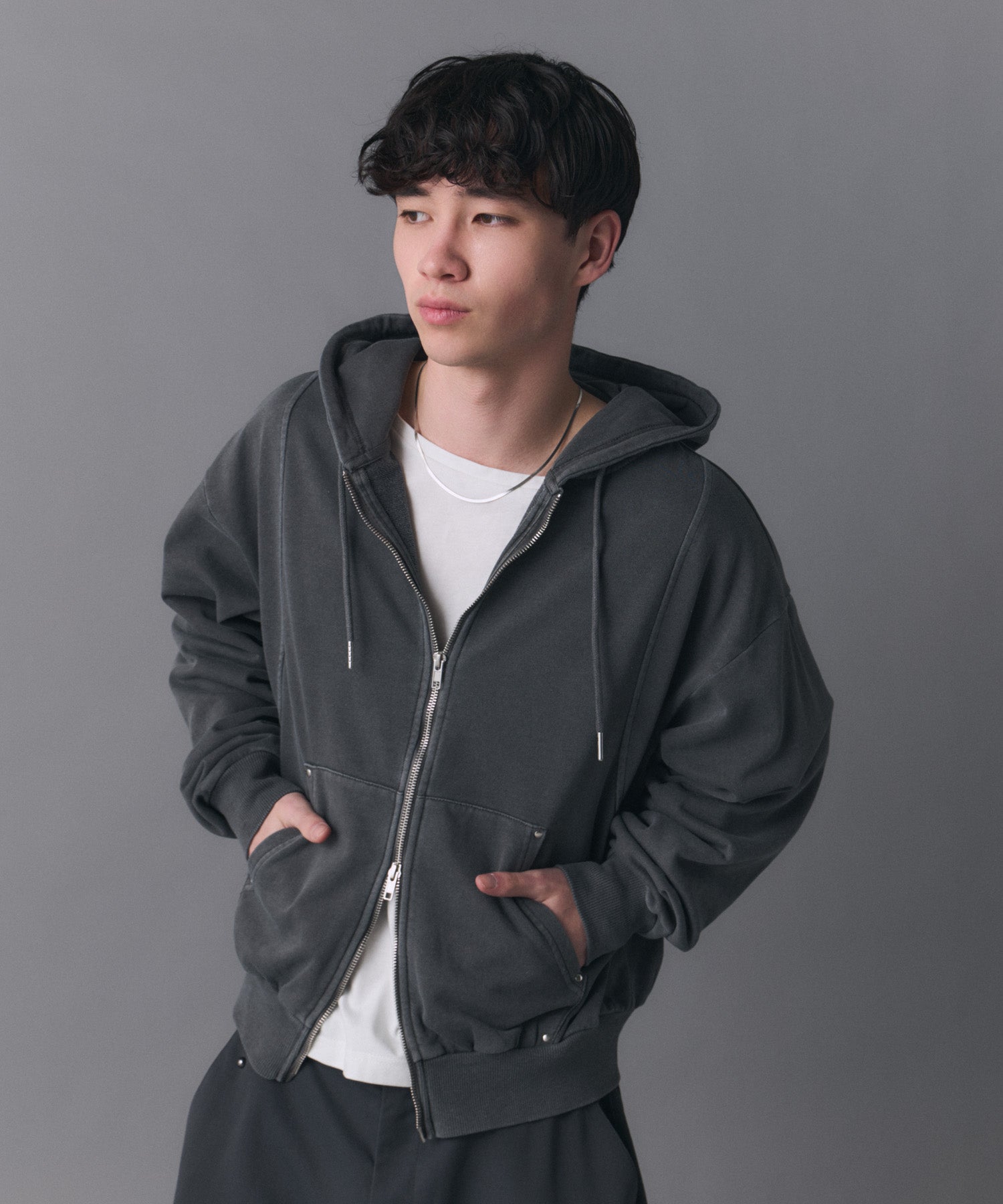 Switching Full Zip Hoodie / スイッチングフルジップパーカー