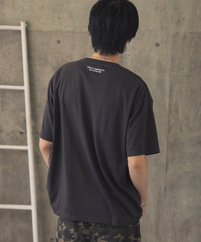ウォーキングB ワンポイント刺繍ロゴ ビッグシルエット半袖Tシャツ