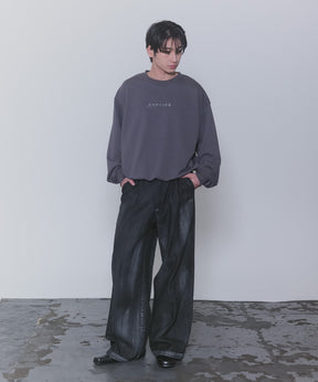 Confirm Logo Embroidery Crew Sweat / "Confirm"ロゴ刺繍クルースウェット