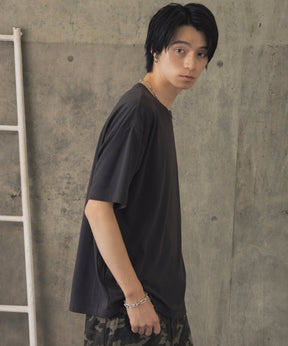 ウォーキングB ワンポイント刺繍ロゴ ビッグシルエット半袖Tシャツ