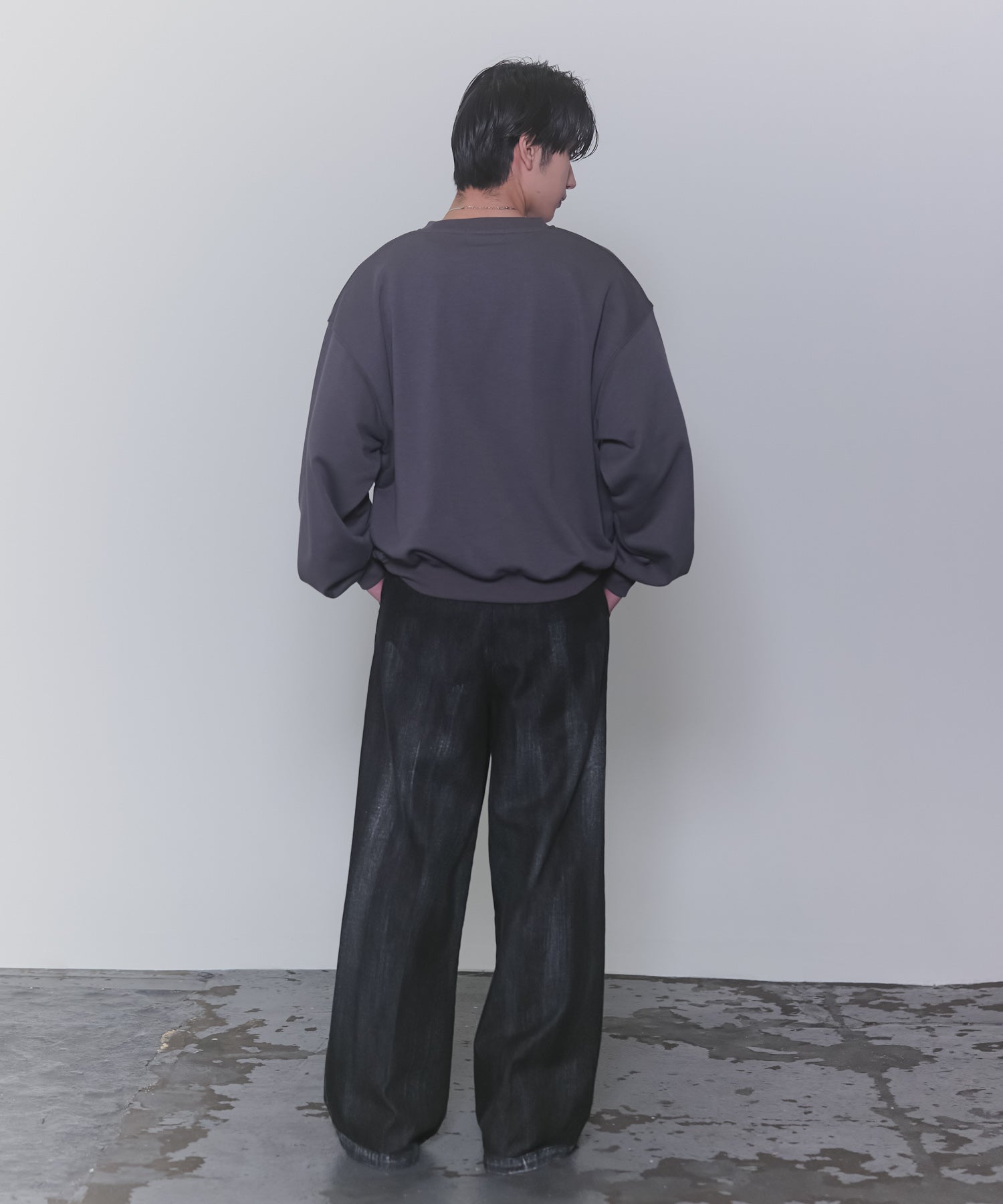 Confirm Logo Embroidery Crew Sweat / "Confirm"ロゴ刺繍クルースウェット