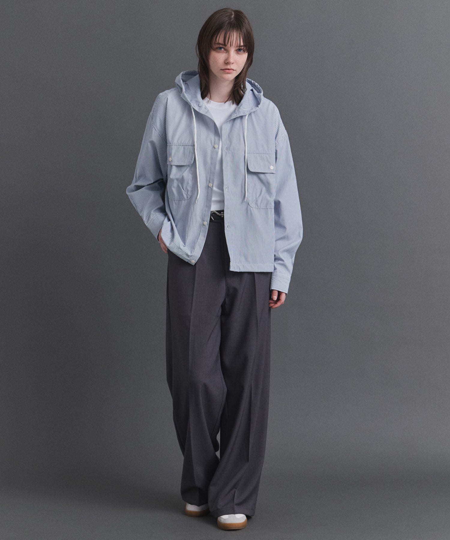 25SS ヴィンテージメイク ケミカル加工 デニム / ツイル タック ワイド 25SS ヴィンテージメイク ケミカル加工 デニム / ツイル タック ワイド