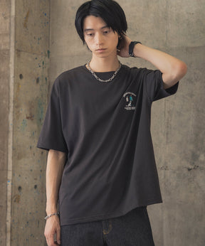ウォーキングC ワンポイント刺繍ロゴ ビッグシルエット半袖Tシャツ