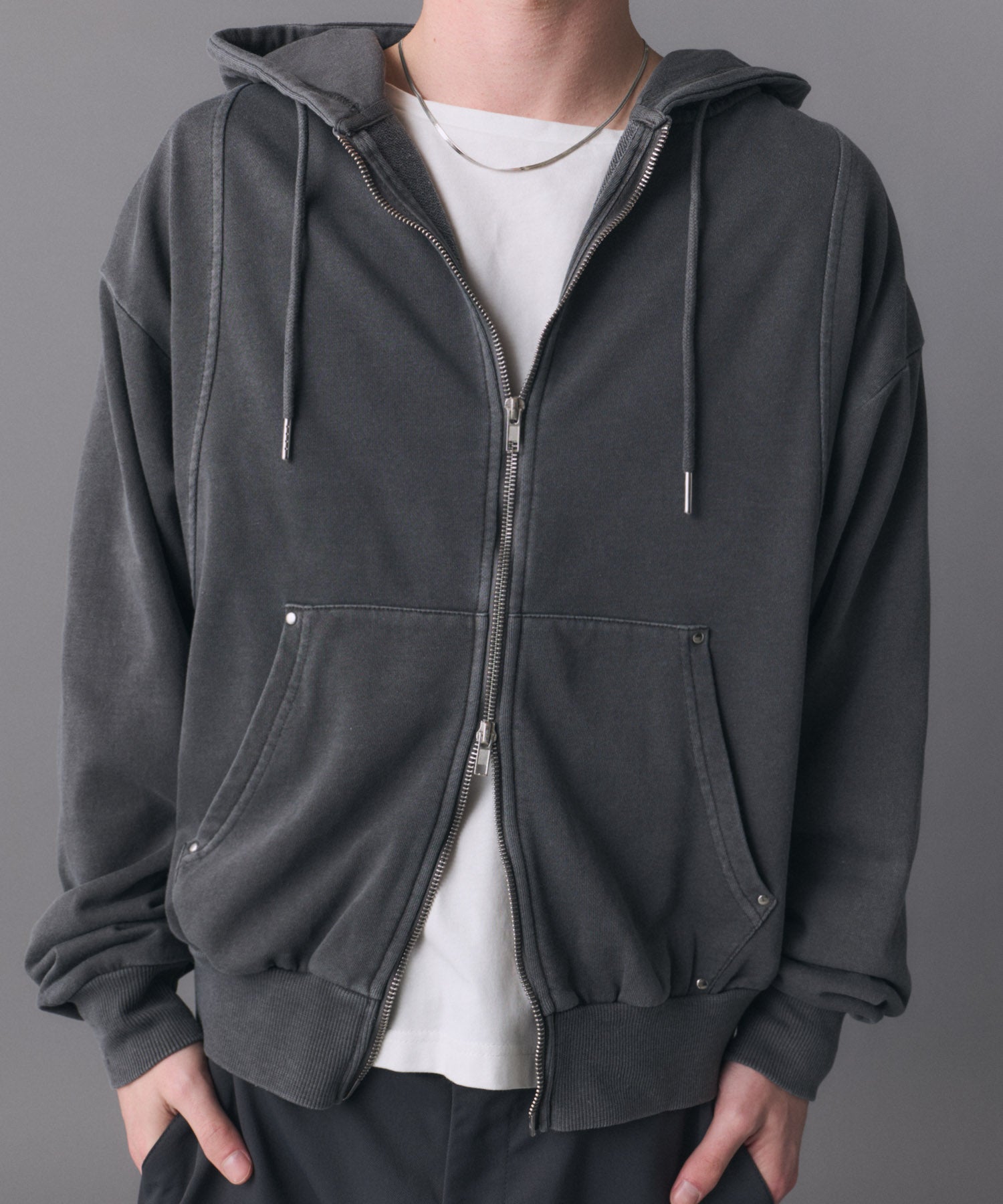 Switching Full Zip Hoodie / スイッチングフルジップパーカー