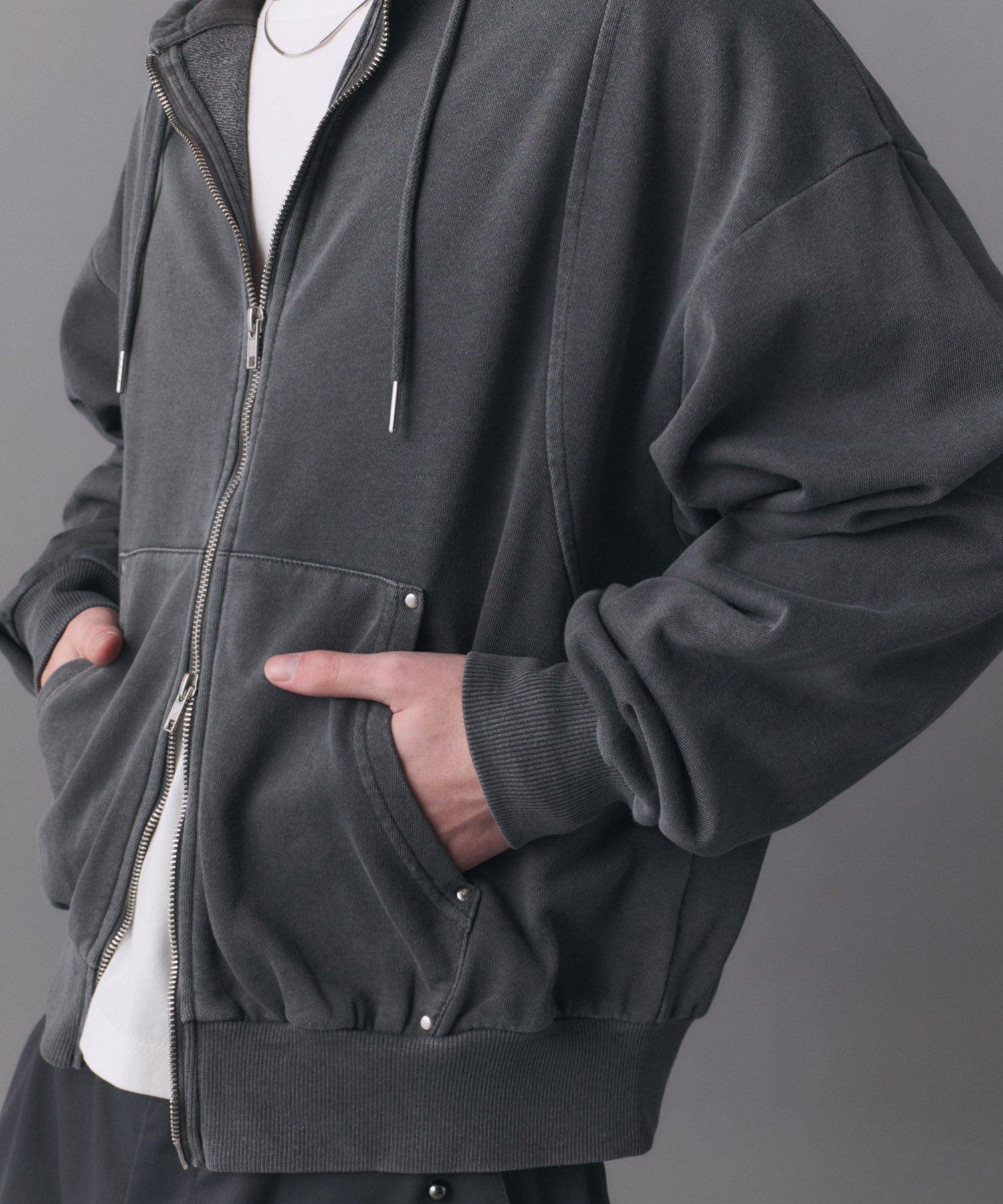 Switching Full Zip Hoodie / スイッチングフルジップパーカー
