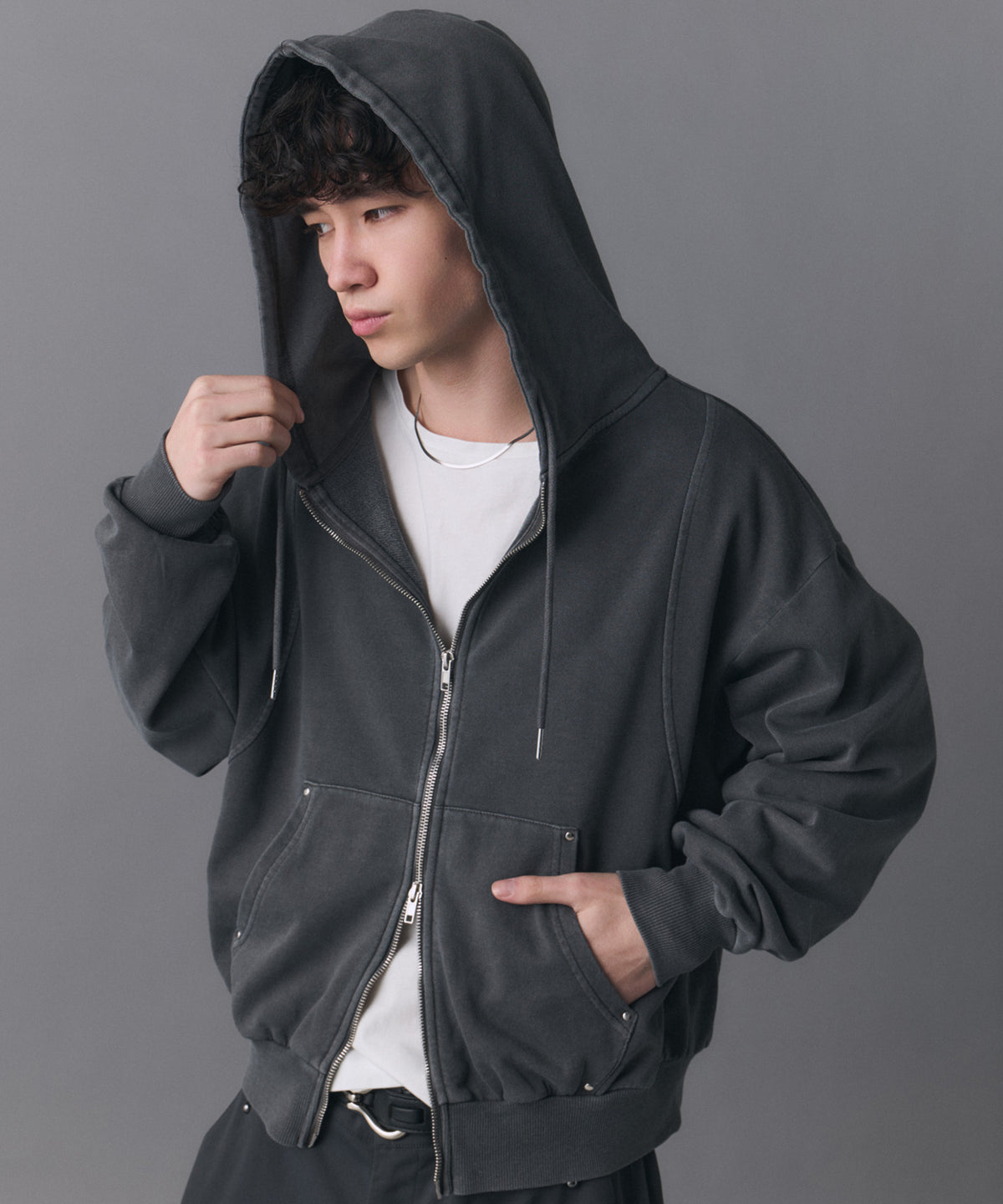 Switching Full Zip Hoodie / スイッチングフルジップパーカー