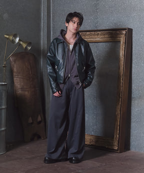 Fireman Clasp Leather Jacket / ファイヤーマンクラスプレザージャケット