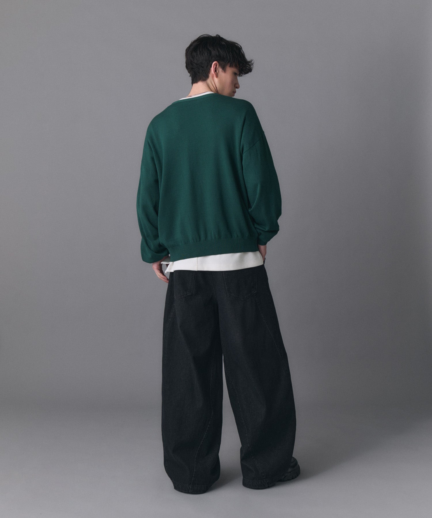 Stone-like Button Cardigan / ストーンライクボタンカーディガン