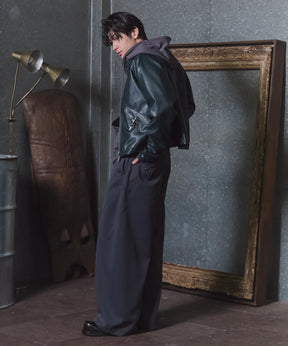 Fireman Clasp Leather Jacket / ファイヤーマンクラスプレザージャケット