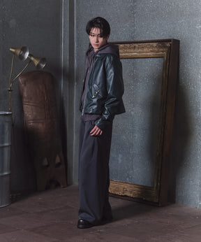 Fireman Clasp Leather Jacket / ファイヤーマンクラスプレザージャケット