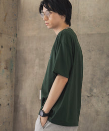 ウォーキングA ワンポイント刺繍ロゴ ビッグシルエット半袖Tシャツ