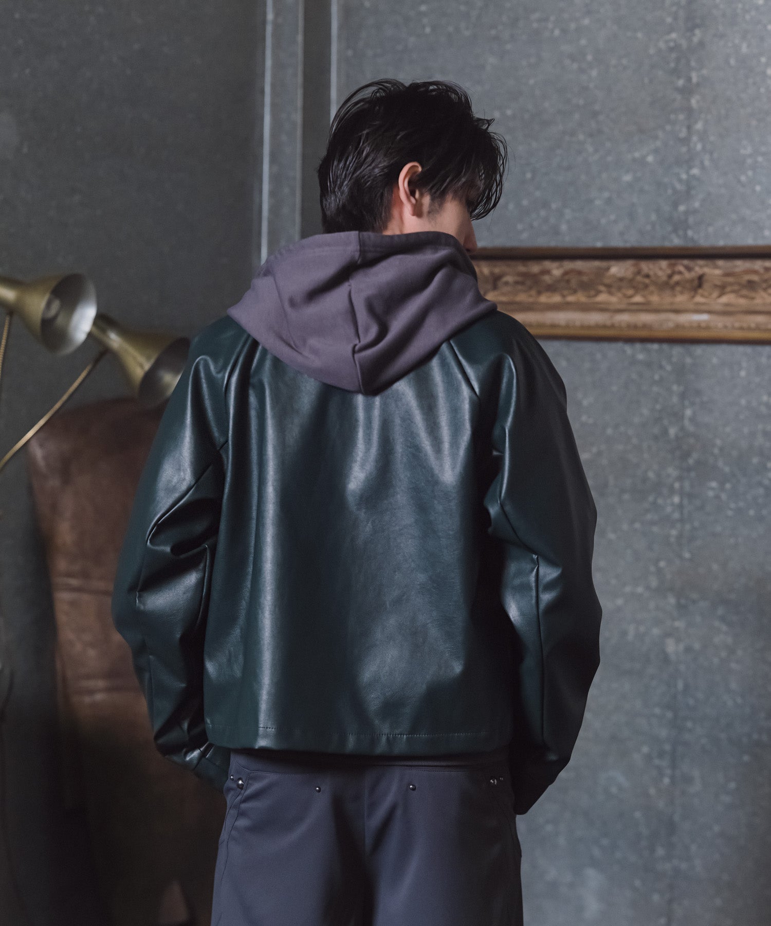 Fireman Clasp Leather Jacket / ファイヤーマンクラスプレザージャケット