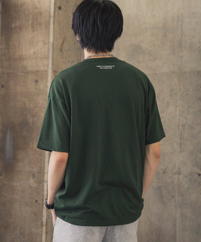 ウォーキングA ワンポイント刺繍ロゴ ビッグシルエット半袖Tシャツ