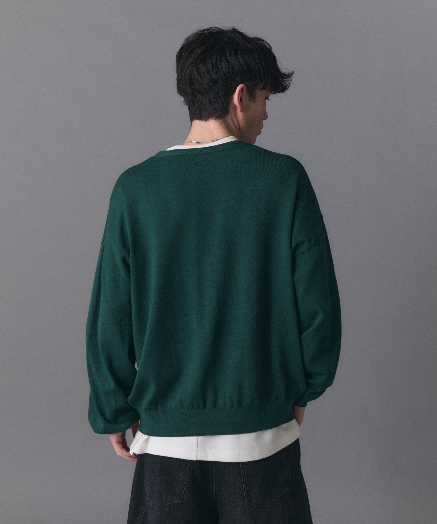 Stone-like Button Cardigan / ストーンライクボタンカーディガン