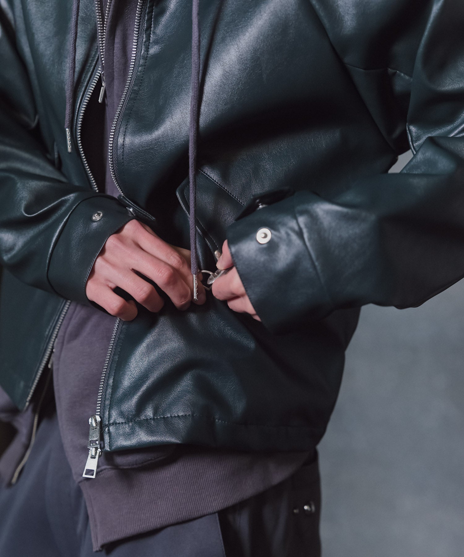 Fireman Clasp Leather Jacket / ファイヤーマンクラスプレザージャケット