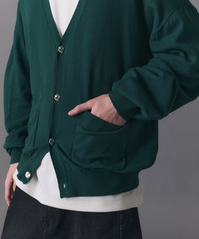 Stone-like Button Cardigan / ストーンライクボタンカーディガン
