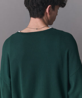 V-neck High Gauge Knit / Vネックハイゲージニット
