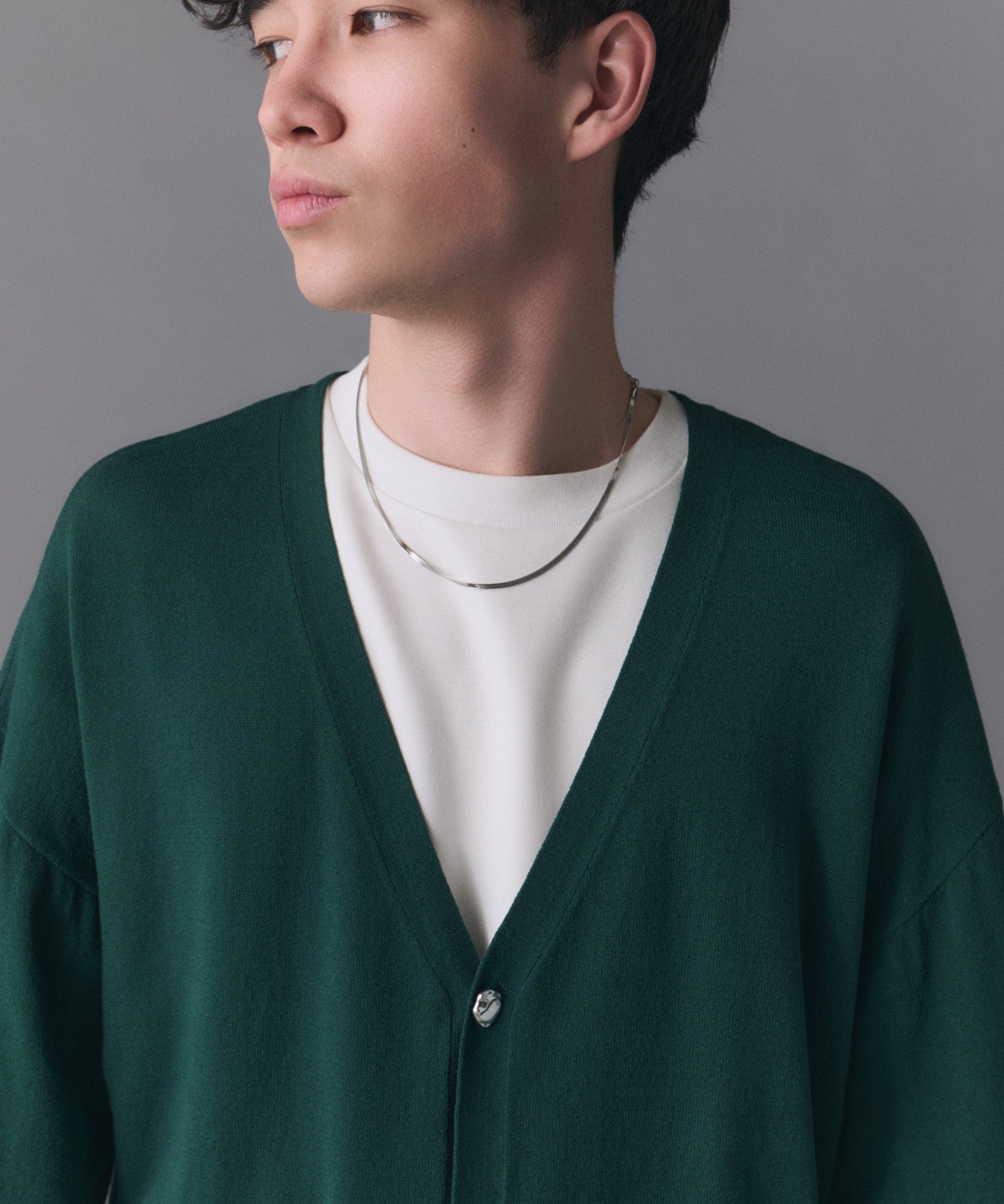 Stone-like Button Cardigan / ストーンライクボタンカーディガン