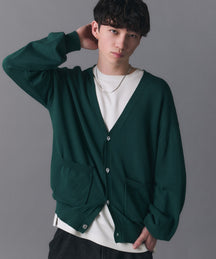 Stone-like Button Cardigan / ストーンライクボタンカーディガン
