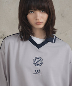 フロントプリント サイドライン ユニフォーム半袖Tシャツ
