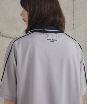 フロントプリント サイドライン ユニフォーム半袖Tシャツ