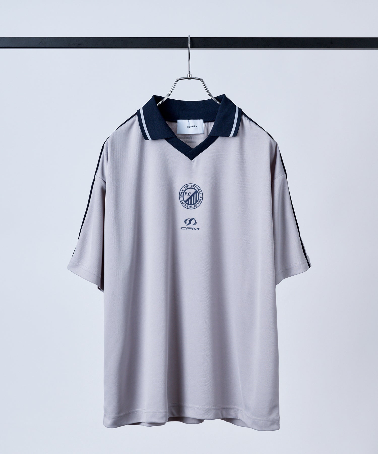 フロントプリント サイドライン ユニフォーム半袖Tシャツ