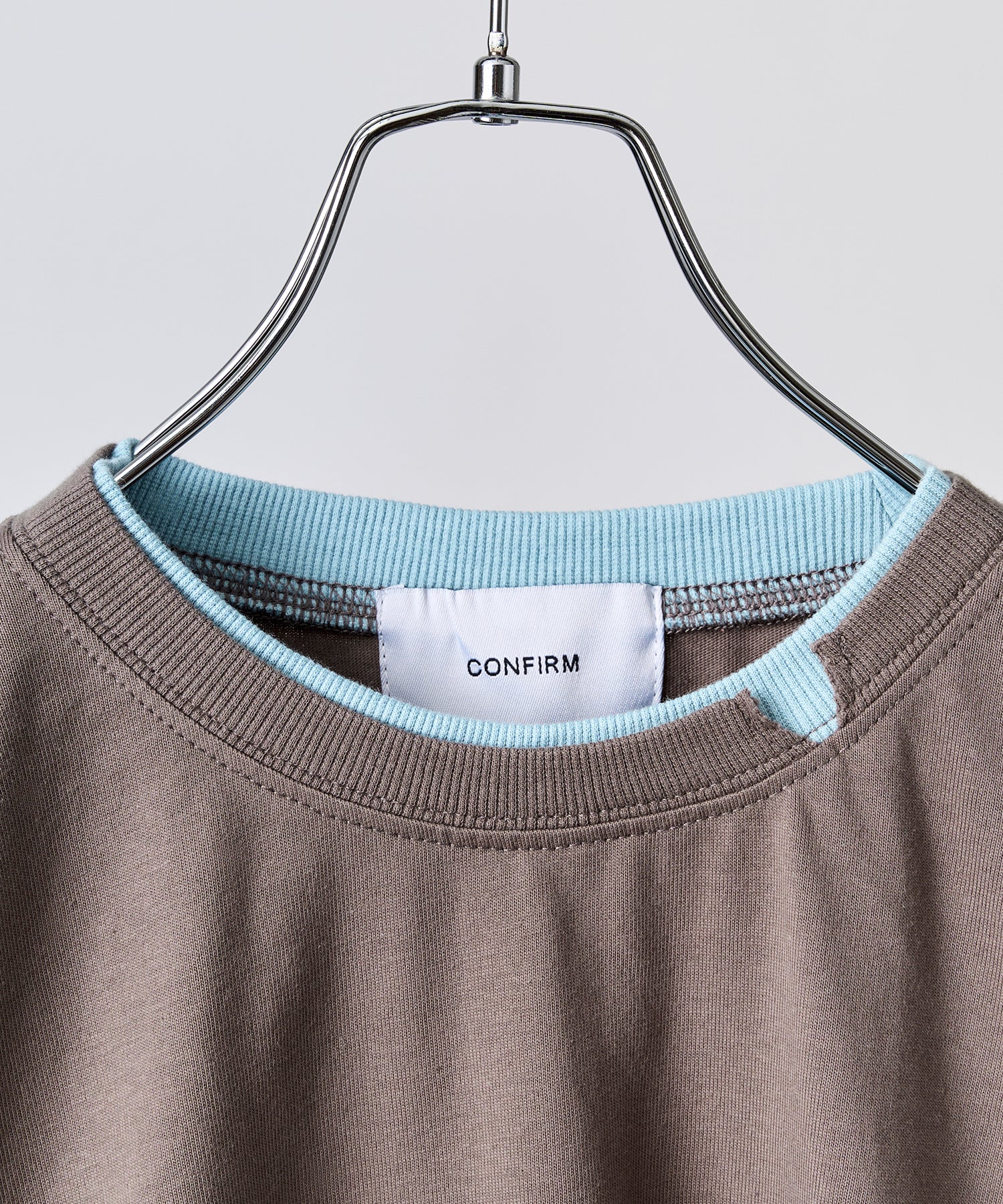 Neck Detail Plain T-Shirt / ネックディテール Tシャツ