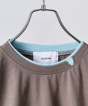 Neck Detail Plain T-Shirt / ネックディテール Tシャツ