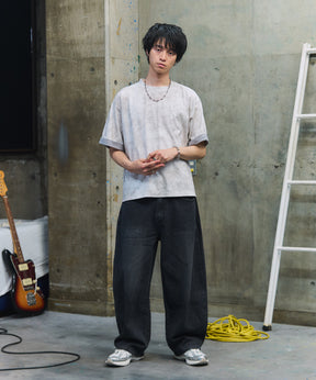 SLEEVE LAYERED LOOSE T-SHIRT / レイヤード ルーズTシャツ