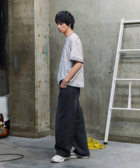 SLEEVE LAYERED LOOSE T-SHIRT / レイヤード ルーズTシャツ