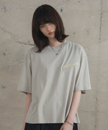 Zip-detail Tee / ジップディテールTシャツ