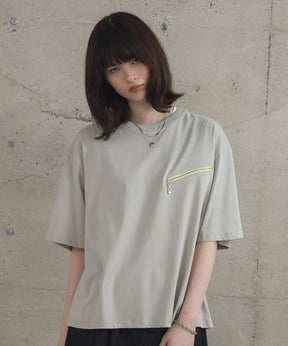 Zip-detail Tee / ジップディテールTシャツ