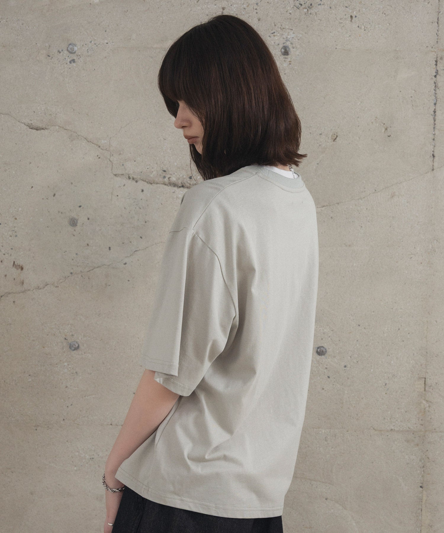 Zip-detail Tee / ジップディテールTシャツ