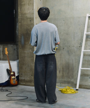 THERMAL DRAWSTRING HENLEY NECK T-SHIRT / サーマル ドローストリング ヘンリーネックTシャツ