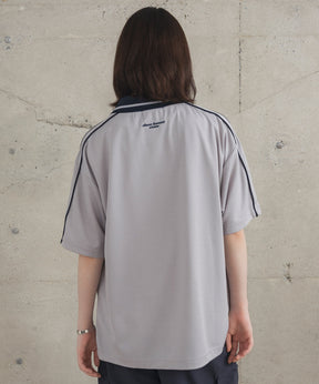 フロントプリント サイドライン ユニフォーム半袖Tシャツ