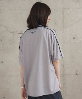 フロントプリント サイドライン ユニフォーム半袖Tシャツ