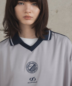 フロントプリント サイドライン ユニフォーム半袖Tシャツ