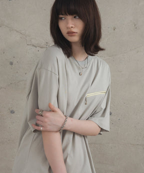 Zip-detail Tee / ジップディテールTシャツ