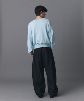 V-neck High Gauge Knit / Vネックハイゲージニット
