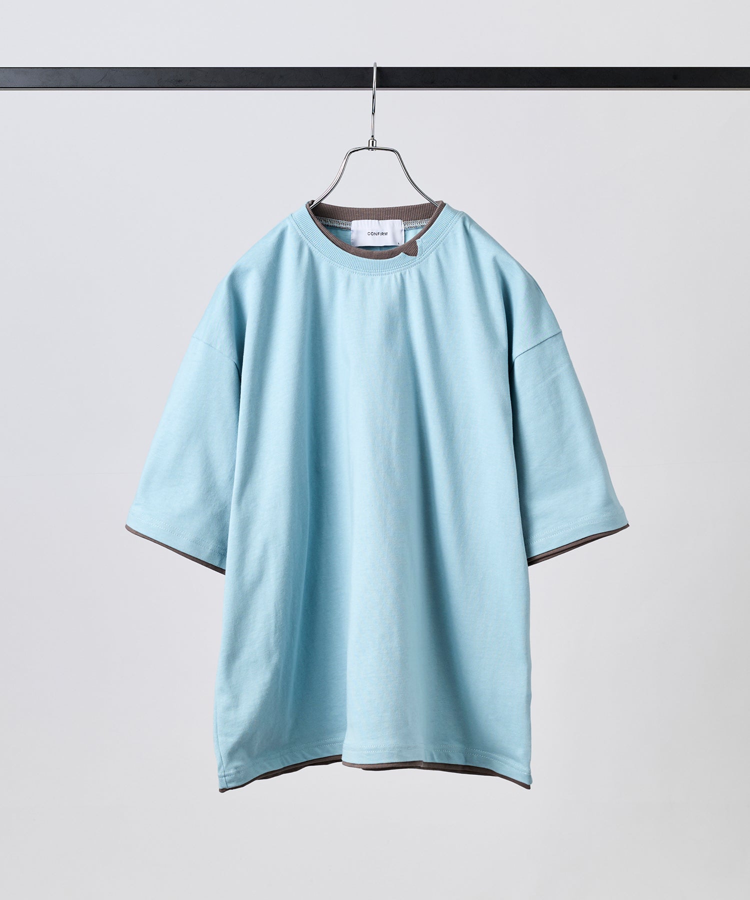 Neck Detail Plain T-Shirt / ネックディテール Tシャツ