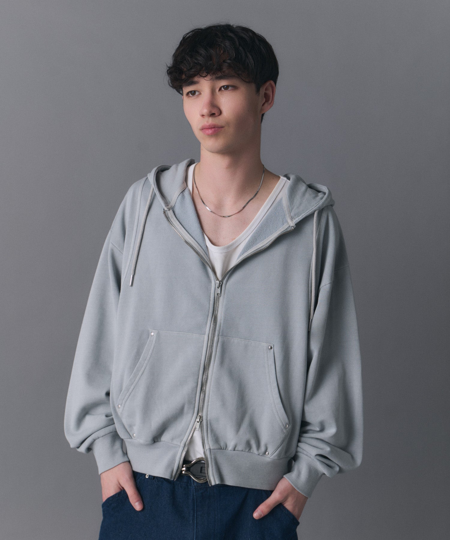 CONFIRM | Switching Full Zip Hoodie / スイッチングフルジップパーカー