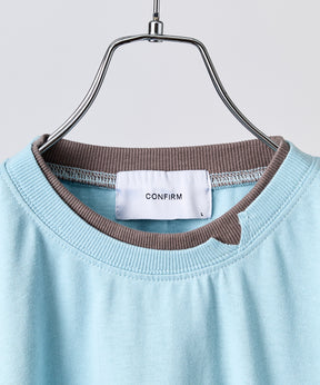 Neck Detail Plain T-Shirt / ネックディテール Tシャツ
